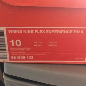 Nike flex experience 6